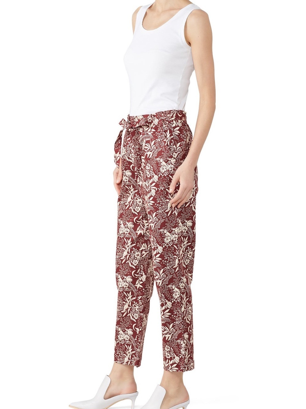 Scotch & Soda Floral Wide Leg Trousers